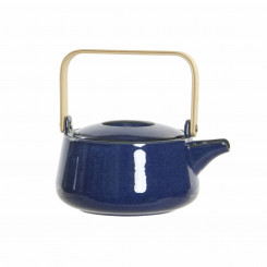 Teapot DKD Home Decor S3027093 Porcelain Blue Bamboo (21 x 17 x 10 cm) (1 L)