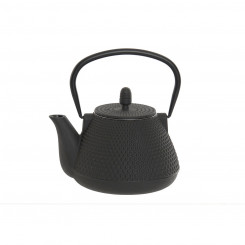 Teapot DKD Home Decor Black Stainless steel 1 L