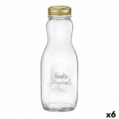 Pudel Bormioli Rocco Quattro Stagioni läbipaistev klaas (1 L) (6 ühikut)