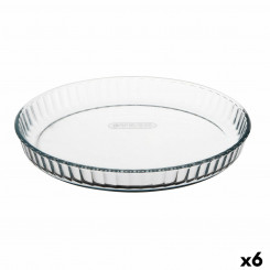 Форма для духовки Pyrex Classic круглая плоская 27,7 x 27,7 x 3,5 см, прозрачная (6 шт.)