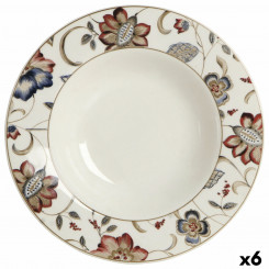 Глубокая тарелка Queen's By Churchill Jacobean Цветочная керамическая китайская посуда 22,8 см (6 шт.)