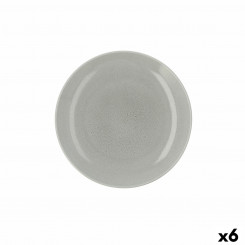 Flat plate Ariane Porous Ceramic Green Ø 27 cm (6 Units)