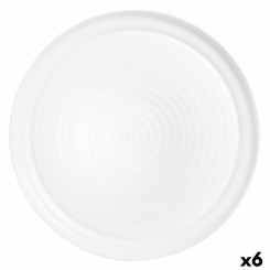 Pizza Plate Arcoroc Evolutions White Glass Ø 32 cm (6 Units)