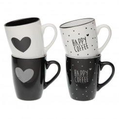 Mug Versa Hearts Stoneware (8,1 x 10,5 x 8,1 cm)