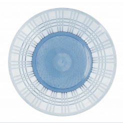 Тарелка плоская Quid Viba Blue Plastic (26 см) (упаковка 12 шт.)