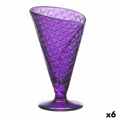 Jäätise ja piimakokteili klaas Gelato violetne klaas 210 ml (6 ühikut)