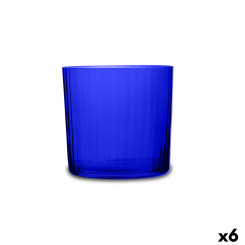Стакан Bohemia Crystal Optic Blue Glass 350 мл (6 шт.)