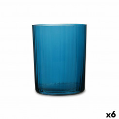 Glass Bohemia Crystal Optic Turquoise Glass 500 ml (6 Units)
