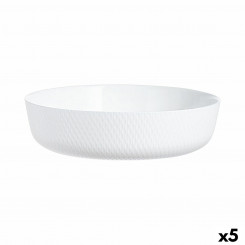 Сервировочное блюдо Luminarc Smart Cuisine белое стекло Ø 26 см (5 шт.)