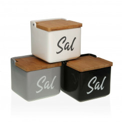 Salt Shaker with Lid Versa 12,2 x 11,5 x 12,2 cm Ceramic