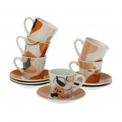 Set of 6 Cups with Plate Versa Katrien Porcelain