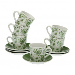 Set of 6 Cups with Plate Versa Amanda Porcelain