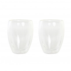 Set of glasses DKD Home Decor 9 x 9 x 10,2 cm 380 ml