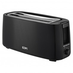 Toaster EDM Double slot Black 1400 W
