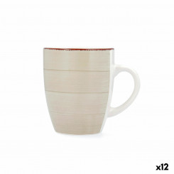 Cup Quid Vita Morning Breakfast Ceramic Beige (350 ml) (12 Units)