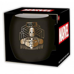 Cup with Box Marvel Ceramic 360 ml Black