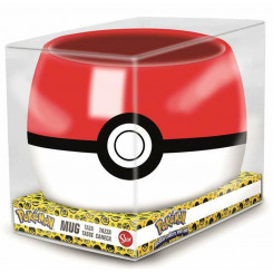 Tass karbiga Pokémon Pokeball Ceramic 360 ml must
