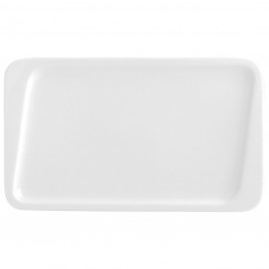 Flat plate Quid Chef Ceramic White (30 x 18 cm) (Pack 6x)