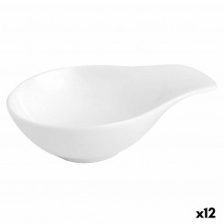 Bowl Quid Chef Ceramic White (11 x 8 cm) (12 Units)