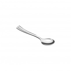 Set of Spoons Algon Silver Reusable Dessert 10 cm 24 Units