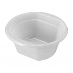 Set of reusable bowls Algon Circular White 12 x 12 x 5 cm Plastic 12 Units
