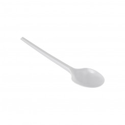 Set of Spoons Algon White Reusable 16,5 cm 25 Units