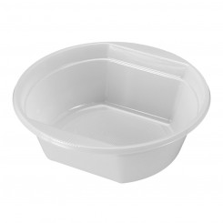 Set of reusable bowls Algon Circular White Plastic 6 Units 16 x 16 x 5 cm