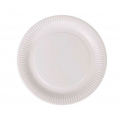 Набор тарелок Algon Белый Картон Одноразовые 23 см 100 шт.