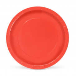 Набор тарелок Algon Cardboard Disposable Red 10шт. 20 x 20 x 1,5 см