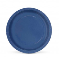 Набор тарелок Algon Круглый Картон Одноразовые Синий 10 шт. 20 x 20 x 1,5 см