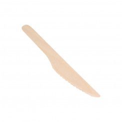 Knife Set Algon Wood 16,5 cm 12 Units