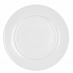 Плоская тарелка Bidasoa Glacial Ceramic White (30 см) (4 шт. в упаковке)