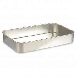 Roasting Tin Silver Aluminium (26 x 6,5 x 41 cm)