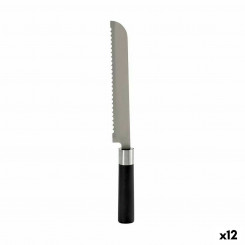 Serrated Knife 3,5 x 2 x 33 cm Stainless steel Plastic (12 Units)