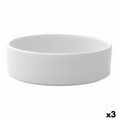 Salad Bowl Ariane Prime Ceramic White (Ø 21 cm) (3 Units)