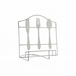 Stand DKD Home Decor Pieces of Cutlery 23 x 15 x 22 cm Silver Metal
