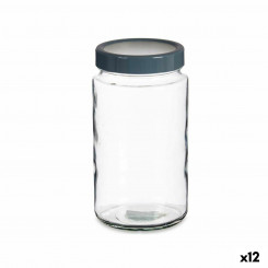 Jar Grey polypropylene 2 L 11,5 x 21 x 11,5 cm (12 Units)