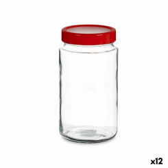 Jar Red polypropylene 2 L 11,5 x 21 x 11,5 cm (12 Units)