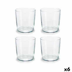 Set of glasses Bistro 380 ml Transparent Crystal (6 Units)