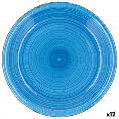 Тарелка плоская Quid Vita Azul Blue Ceramic Ø 27 см