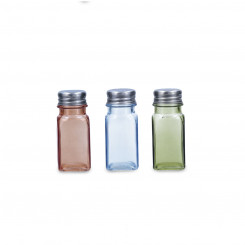 Salt cellar Quid Tu y Yo Multicolour Glass (Pack 12x)
