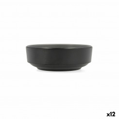 Snack Bowl Bidasoa Gio Grey Plastic 12,5 x 12,5 cm 12 Units