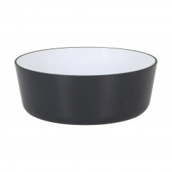 Bowl White/Black Melamin 600 ml 14 x 6 cm