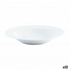 Deep Plate Quid Basic keraamiline valge (ø 21,5 cm) (12 ühikut)