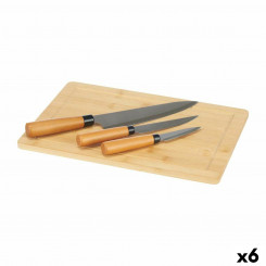 Knife Set Cutting board Cheese Bamboo (6 Units)