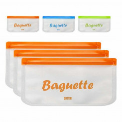 Reusable Food Bag Quttin 30 x 15 cm (3 Units)