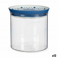 Tin Stefanplast Tosca hermeetiline sinine plastik, 700 ml 11,7 x 11 x 11,7 cm (12 ühikut)