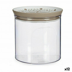 Tin Stefanplast Tosca hermeetiline beež plastik 700 ml 11,7 x 11 x 11,7 cm (12 ühikut)