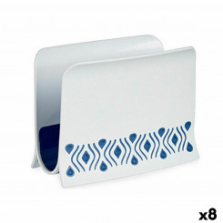 Napkin holder Stefanplast Tosca Blue Plastic 8,8 x 11 x 15 cm (8 Units)