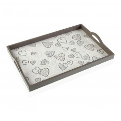 Kandik Cozy Hearts MDF puit (30 x 5 x 45 cm)